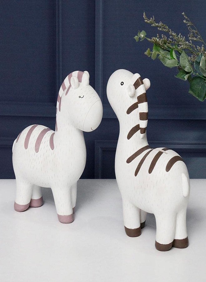 Gaolinci Cartoon Zebra Piggy Bank Coin Bank, Living Room Decoration - Image 4